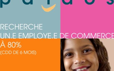 Païdos recherche un.e employé.e de commerce – comptabilité à 80% (CDD de 6 mois)