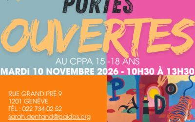 Portes ouvertes au CPPA 15 – 18 ans
